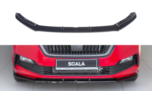 Splitter przedni V1 Skoda Scala (carbon look)