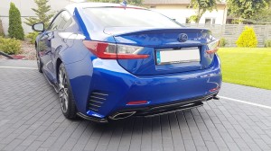 Splitter tylny srodkowy (bez dyfuzora) Lexus RC (carbon look)