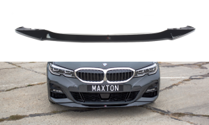 Splitter przedni V1 BMW 3 G20 M-Pack (czarny połysk)