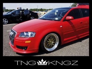 Dokładka przedniego zderzaka AUDI A3 8P (duży grill)