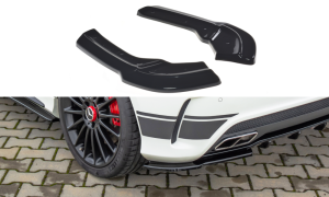Splittery tylne boczne Mercedes A45 AMG W176 (czarny mat)
