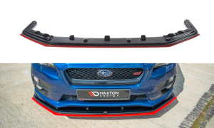 Splitter przedni V4 Subaru WRX STI (czarny połysk)