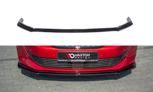 Splitter przedni V2 Peugeot 508 MK2 (czarny mat)