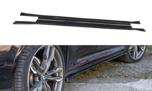 Dokładki progów BMW X4 M-Pack G02 (czarny mat)