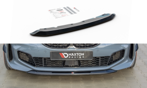 Splitter przedni V2 BMW 1 F40 M-Pack (czarny połysk)