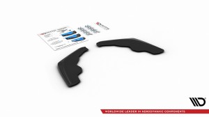 Splittery tylne boczne V2 BMW 1 F40 M-Pack (czarny mat)
