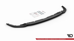 Splitter przedni V4 BMW 1 F40 M-Pack (czarny połysk)