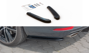 Splittery tylne boczne Seat Leon MK3 Cupra ST Polift (czarny mat)