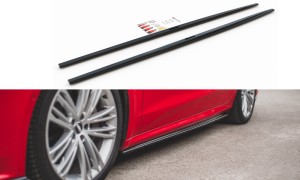 Dokładki progów Audi A7 C8 S-Line (czarny mat)