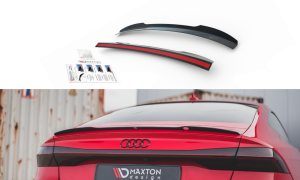 Przedłużenie spojlera Audi A7 C8 S-Line (carbon look)