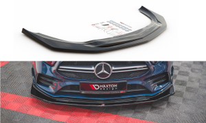 Splitter przedni V3 Mercedes A35 AMG W177 (czarny mat)
