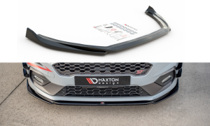 Splitter przedni V4 Ford Fiesta Mk8 ST / ST-Line (carbon look)