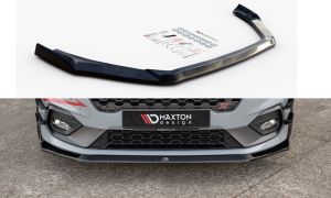 Splitter przedni V5 Ford Fiesta MK8 ST / ST-Line (czarny połysk)