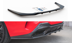 Splitter tylny środkowy (z dyfuzorem) BMW M850i G15 (czarny mat)