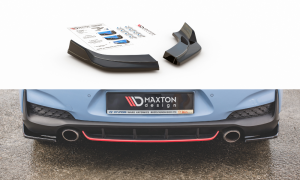 Splittery tylne boczne V3 Hyundai I30 N Mk3 Hatchback (carbon look)