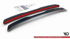 Przedłużenie spojlera Audi A3 8L (czarny mat)