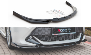 Splitter przedni V2 Toyota Corolla XII Touring Sports / Hatchback (czarny mat)