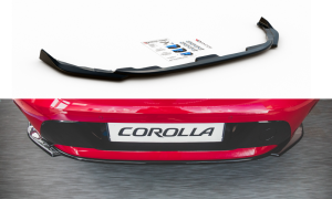Splitter tylny środkowy Toyota Corolla XII Hatchback (czarny mat)