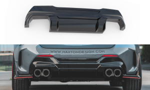 Dokładka tylna V2 BMW 1 F40 M-Pack / M135i (czarny połysk)