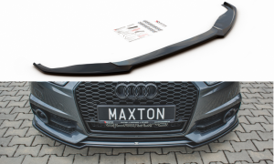 Splitter przedni Audi S6 / A6 S-Line C7 FL (czarny połysk)