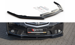 Splitter przedni Honda Accord VIII (CU Series) Facelift (czarny połysk)