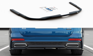 Splitter tylny środkowy Audi A6 S-Line Avant C8 (carbon look)
