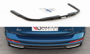 Splitter tylny środkowy (z dyfuzorem) Audi A6 S-Line Avant C8 (czarny mat)