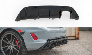 Dokładka tylna V2 Ford Fiesta MK8 ST (czarny połysk)