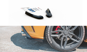 Splittery tylne boczne V2 Ford Focus ST MK4 (carbon look)