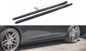 Dokładki progów V4 Seat Leon Cupra / FR MK3 FL (carbon look)