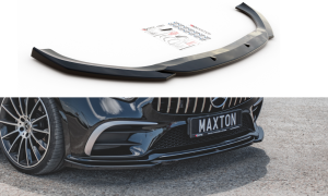 Splitter przedni V1 Mercedes-Benz CLS AMG-Line C257 (czarny mat)