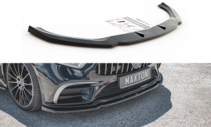 Splitter przedni V2 Mercedes-Benz CLS AMG-Line C257 (czarny mat)