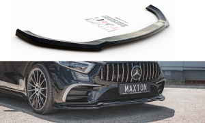 Splitter przedni V3 Mercedes-Benz CLS AMG-Line C257 (czarny mat)