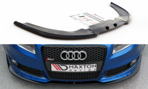 Splitter przedni V2 Audi RS4 B7 (czarny połysk)