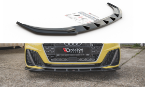 Splitter przedni V1 Audi A1 S-Line GB (czarny połysk)
