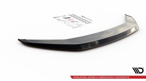 Splitter przedni V3 Audi RS6 C8 (czarny połysk)