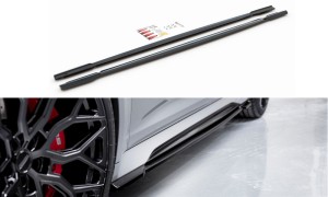 Dokładki progów V1 Audi RS6 C8 (carbon look)