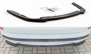 Splitter tylny środkowy Ford Mondeo Estate Platinium MK5 Facelift (czarny mat)
