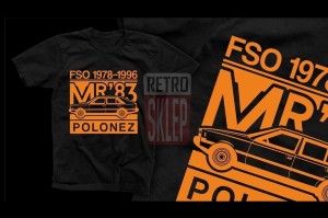 Koszulka t-shirt "Polonez MR83" (czarna) (rozm. S - XXL)