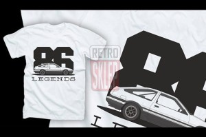 Koszulka t-shirt "Toyota AE86 Legends" (rozm. S - XXL)