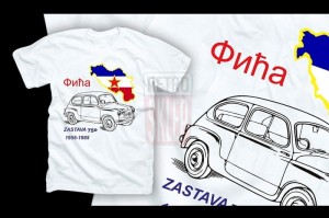Koszulka t-shirt "ZASTAVA 750" (rozm. S - XXL)