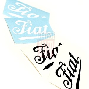 Naklejka "FIAT - Oldschool" 10 cm