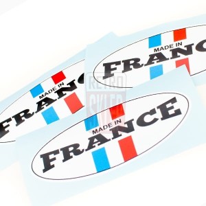 Naklejka "Made in France" 10 cm