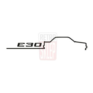 Naklejka "BMW E30" 15 cm