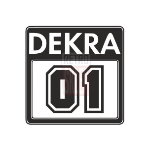 Oklejenie boczne z epoki "DEKRA"