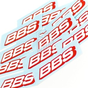 Naklejka na rant felgi "BBS" 5 cm