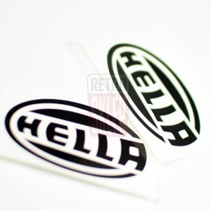 Naklejka "HELLA" 5 cm