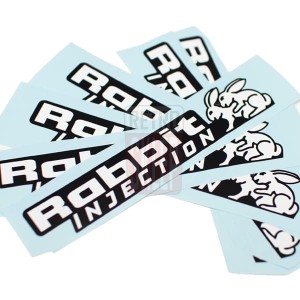 Naklejka "RABBIT Injection" 15 cm