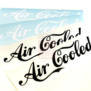 Naklejka "Air Cooled" 15 cm