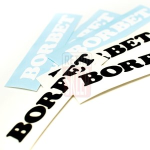 Naklejka "BORBET" 10 cm